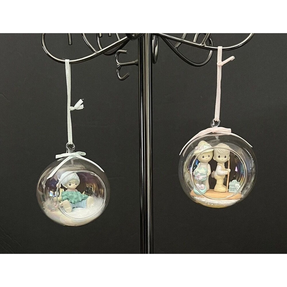 Precious Moments Ball Ornaments Dont Let the Holidays Get you Down/Merry Dreams